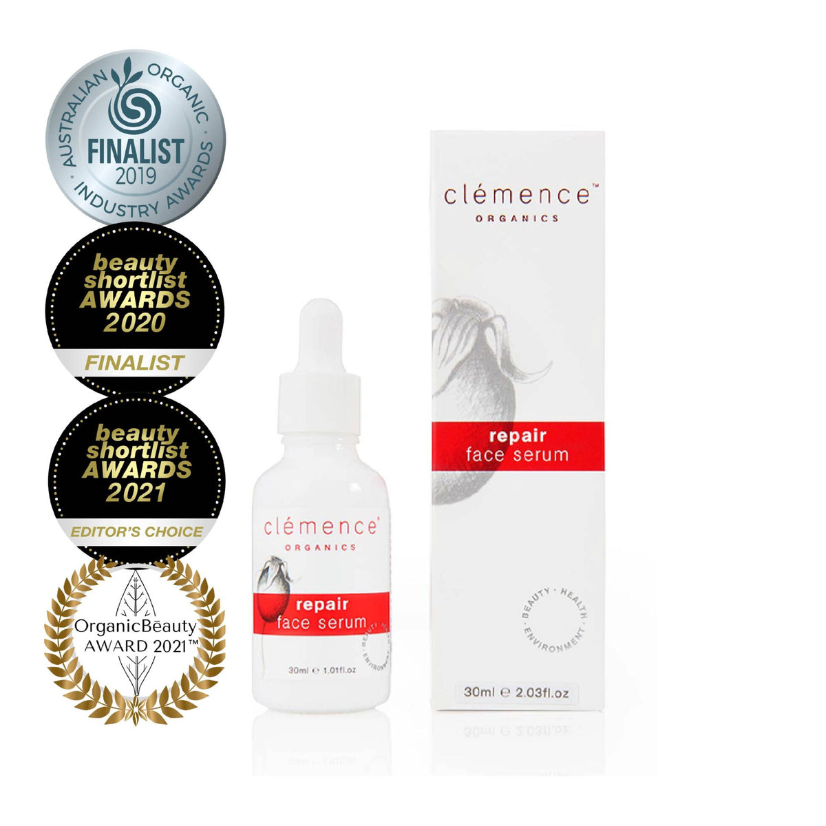 Clémence Organics Repair Face Serum - Lavender Living