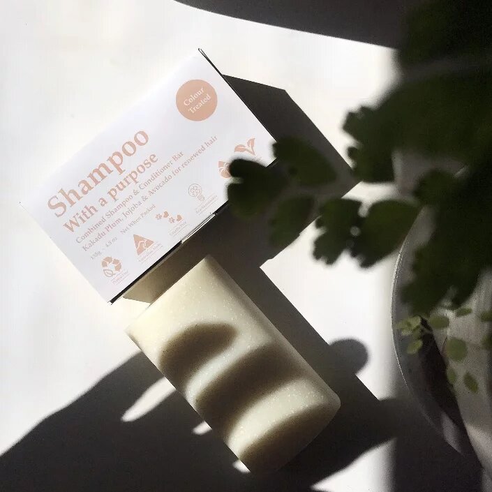 Shampoo With A Purpose Shampoo & Conditioner Bar - Colour Treated Hair - Lavender Living