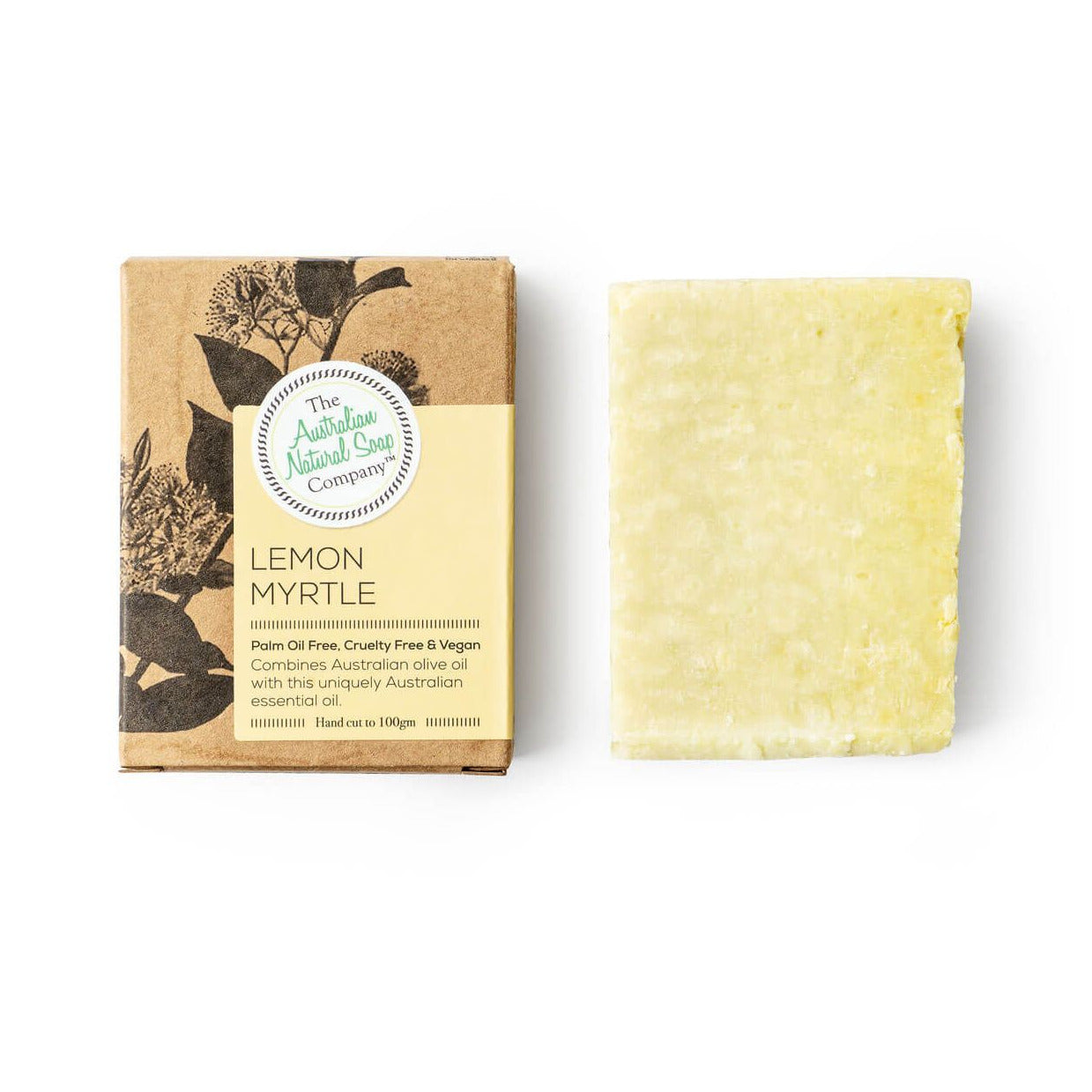 The ANSC Soap Bar - Lemon Myrtle - Lavender Living